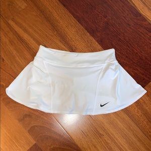 nike white tennis skirt
